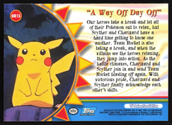 A Way Off Day Off - OR15 - Pokemon Topps Series 3 - Orange Islands - Charizard - Image 2