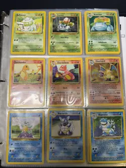 1999 Pokemon Base jungle fossil set 151/151 Complete Binder Set with trainers - Image 1