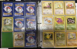 1999 Pokemon Base jungle fossil set 151/151 Complete Binder Set with trainers - Image 3