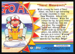 Navel Maneuvers - OR10 - Pokemon Topps Series 3 - Orange Islands - Image 2