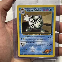 Pokemon - Misty's Poliwhirl - Gym Heroes - 53/132 - Vintage WOTC - 2000 - NM Vtg - Image 1