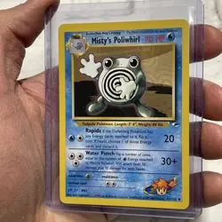 Pokemon - Misty's Poliwhirl - Gym Heroes - 53/132 - Vintage WOTC - 2000 - NM Vtg - Image 2
