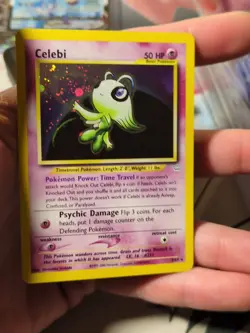 Pokemon Celebi Holo NM+ 03/64 Neo Revelation Near Mint 2001 WOTC - Image 4