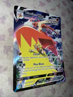 Pokemon TCG Blaziken VMAX TG15/TG30 Silver Tempest Near Mint/Mint Condition - Image 2
