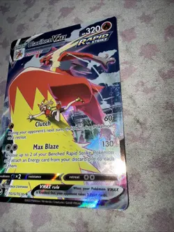 Pokemon TCG Blaziken VMAX TG15/TG30 Silver Tempest Near Mint/Mint Condition - Image 3