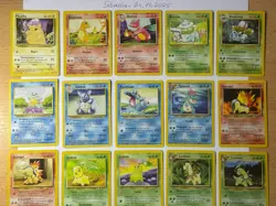 Pokemon Karten Sammlung - Vintage Karten ~ Base Set / Basis-Set + Neo Genesis - Image 1