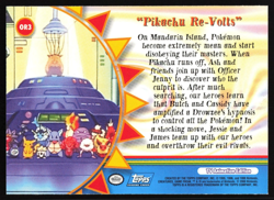 Pikachu Re-Volts - OR3 - Pokemon Topps Series 3 - Orange Islands - Image 2
