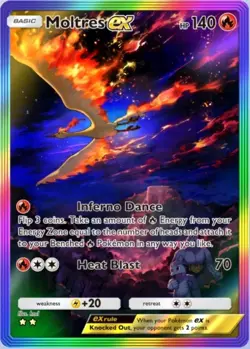 Pokemon TCG Pocket Rainbow Moltres ex [ENG] - Image 1
