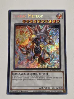 Jurrac Meteor BLMM-EN150 Secret Rare Yugioh Battles of Legend: Monster Mayhem - Image 1
