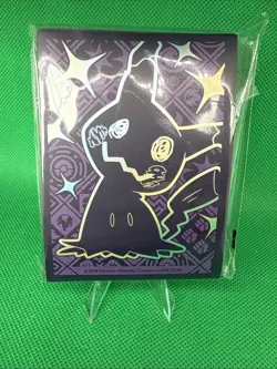 Pokemon TCG Mimikyu S&V Paldean Fates Elite Trainer Box Card Sleeves 65ct. NEW - Image 1