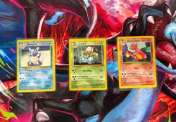 Starter pokemon cards Ivysaur Wartortle Charmeleon Base Set Fan favorites - Image 1