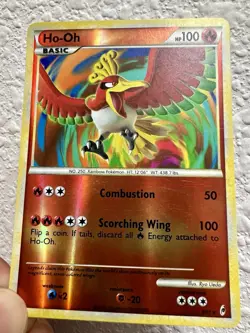 Pokemon Ho-Oh 9/95 Reverse Holo Rare Card Call of Legends - Image 2
