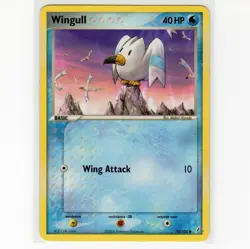 Pokemon TCG Wingull 70/100 EX Crystal Guardians Regular Common Card EN-LP 2006 - Image 1