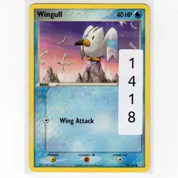 Pokemon TCG Wingull 70/100 EX Crystal Guardians Regular Common Card EN-LP 2006 - Image 3