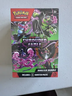 Pokemon TCG Cards Shrouded Fable Booster Bundle - 6 Sealed Packs Scarlet Violet - Image 1