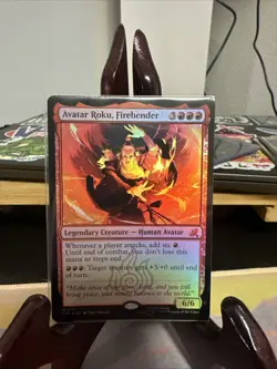 Avatar Roku, Firebender Foil Avatar The Last Airbender MTG NM - Image 1