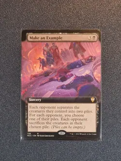 MTG Make an Example - Extended - NCC - Near Mint+ Condition - Image 1
