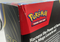 Mega Lucario ex Premium Figure Collection Box sealed Pokemon TCG Crease In Box - Image 3
