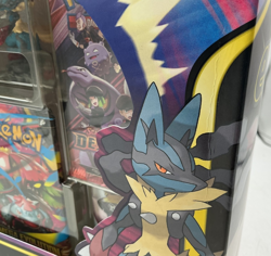 Mega Lucario ex Premium Figure Collection Box sealed Pokemon TCG Crease In Box - Image 4