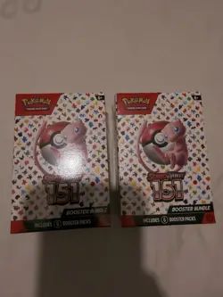 2x Pokemon TCG Scarlet & Violet 151 Booster Bundle Sealed New (6 packs) - Image 1