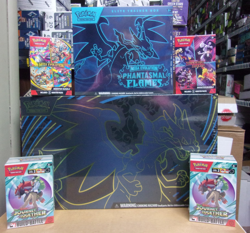 POKEMON PHANTASMAL ETB + CHARIZARD UPC+(2) JOURNEY BUILD+DESTINED & MEGA BUNDLE - Image 1