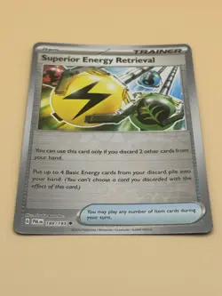 Pokemon Paldea Evolved Reverse Holo 189/193 Superior Energy Retrieval NM - Image 3