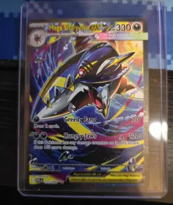 Mega Sharpedo EX 127/094 Special Illustration Rare Pokemon TCG Phantasmal Flames - Image 1