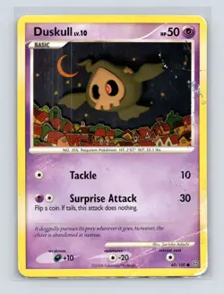 Pokemon TCG Duskull (60) 60/100 Stormfront Normal DMG - Image 1