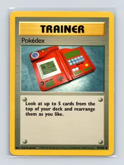 Pokemon TCG Pokedex 087/102 Base Set Normal MP - Image 1