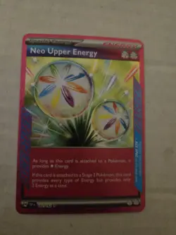 Neo Upper Energy 162/162 - ACE SPEC - Pokemon TCG: Temporal Forces - NM - Image 1