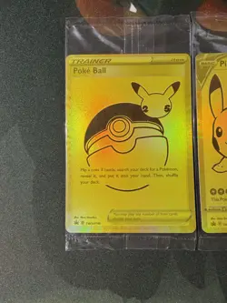 Pokemon Celebrations Pikachu V & Pokeball Gold Promos SWSH145&SWSH146 SEALED NM - Image 3