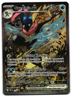 Greninja EX 132 - Shrouded Fable Special Illustration Collection Pokemon TCG- LP - Image 1