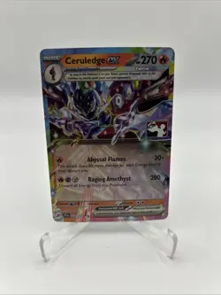 036/191 Ceruledge ex Pokemon TCG Prize Pack Series 7 Play Stamped Surging - Image 1