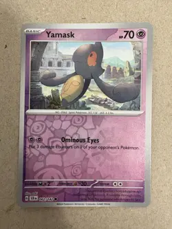 Pokemon - Stellar Crown - Yamask 062/142 - Reverse Holo NM - Image 1