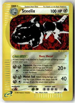 Steelix ⭐ 31/144 Reverse Holo Rare Skyridge 2003 Pokemon NM - Image 1