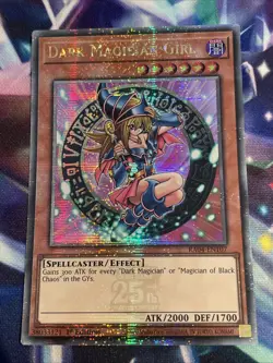 Yu-Gi-Oh! TCG Dark Magician Girl RA04-EN107 Quarter Century Secret Rare NM/M - Image 1