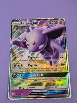 Espeon GX - 61/149 - Ultra Rare Holo Sun & Moon - Pokemon Card - MP - Image 1