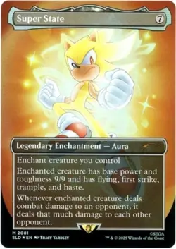 Magic: The Gathering Super State Rainbow Foil Card #2081 Secret Lair Drop SLD - Image 1