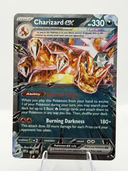Charizard ex 196 Sv: Scarlet & Violet Promo Cards Holo NM - Image 1