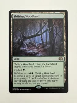 Shifting Woodland MTG Magic the Gathering Card NM Near Mint MH3 - Image 1