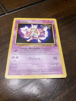 Mewtwo Wb Gold Stamp First Movie Promo 1999 Rare Pokemon Card Mew two - Image 3