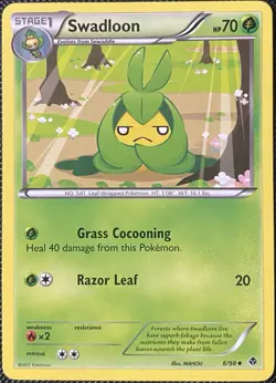 Swadloon 6/98 Emerging Powers Regular - Pokemon Card - Image 1