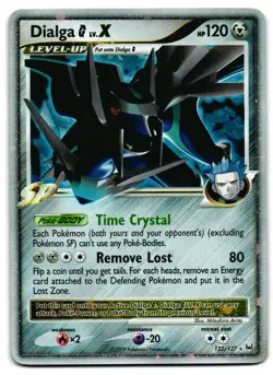 Dialga G LV.X 122/127 - Pokemon TCG Platinum Ultra Rare Holo 2009 - M/LP Card - Image 1