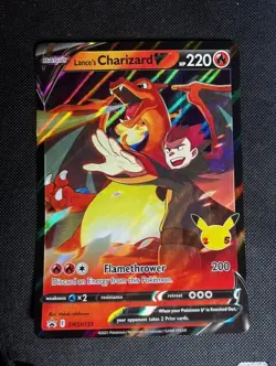 Lance's Charizard V SWSH133 Jumbo Card Promo Pokemon Pokemon Oversize TCG - Image 1