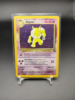 Hypno Fossil Holo Card 8/62 Unlimited Rare Near Mint LP NM Pokemon TCG - Image 1