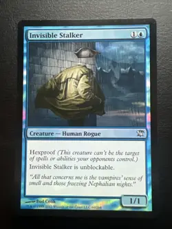MTG Innistrad FOIL Uncommon Invisible Stalker Excellent - NM - Image 1