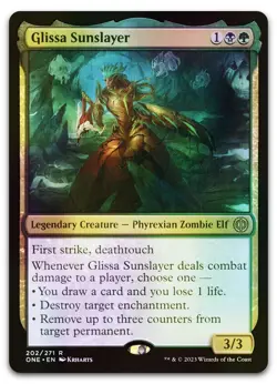 Glissa Sunslayer #202 (Foil) (NM) Phyrexia All Will Be One ONE Magic MTG - Image 1