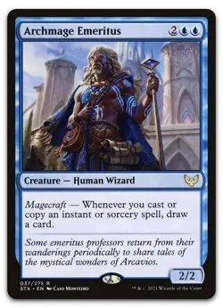 Archmage Emeritus #37 (NM) Strixhaven STX Magic MTG - Image 1