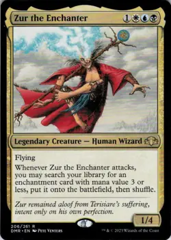 MTG Zur the Enchanter (206) | NM | Dominaria Remastered {DMR} - Image 1