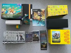 Final Fantasy Chocobo Bundle OPENED - NO Chocobo Track Foil MTG - READ BELOW - Image 1